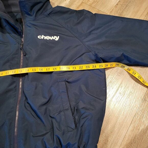 Port Authority Water Resistant Full Zip Jacket with Chewy Logo Mens Size Large - Picture 6 of 7